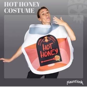 Hauntlook Hot Honey Jar Costume Adult One Size Unisex Food Costume Fun Office